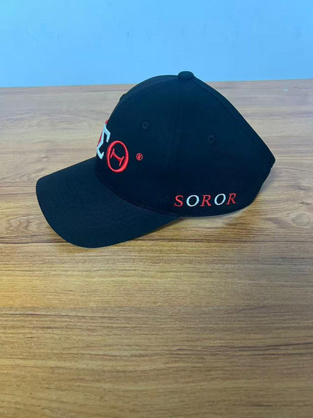 New! Baseball Cap for Braids - Black