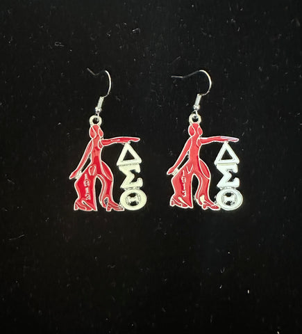 Delta Fortitude Earrings - Silver