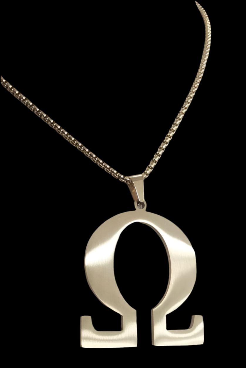 Omega “Ω” Matte Necklace