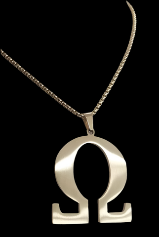 Omega “Ω” Matte Necklace