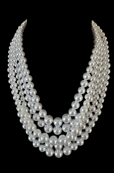 Pearl Necklace - Five Strands