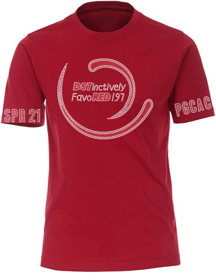DF197 Bling Tee Shirt - Red (Limited Edition)