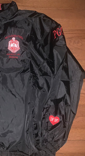 DF197 Custom Line Jacket (For Those Who Already Have The Jacket w/Greek Letters) - Black