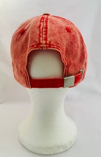 Delta Baseball Cap - Distressed Red Washed