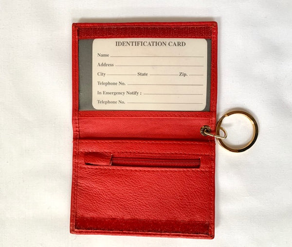 Delta Key Chain - Leatherette ID/wallet