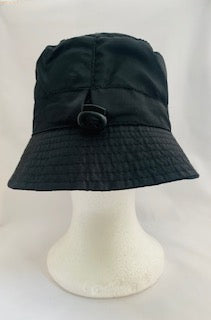 Delta Waterproof Black Rain Hat