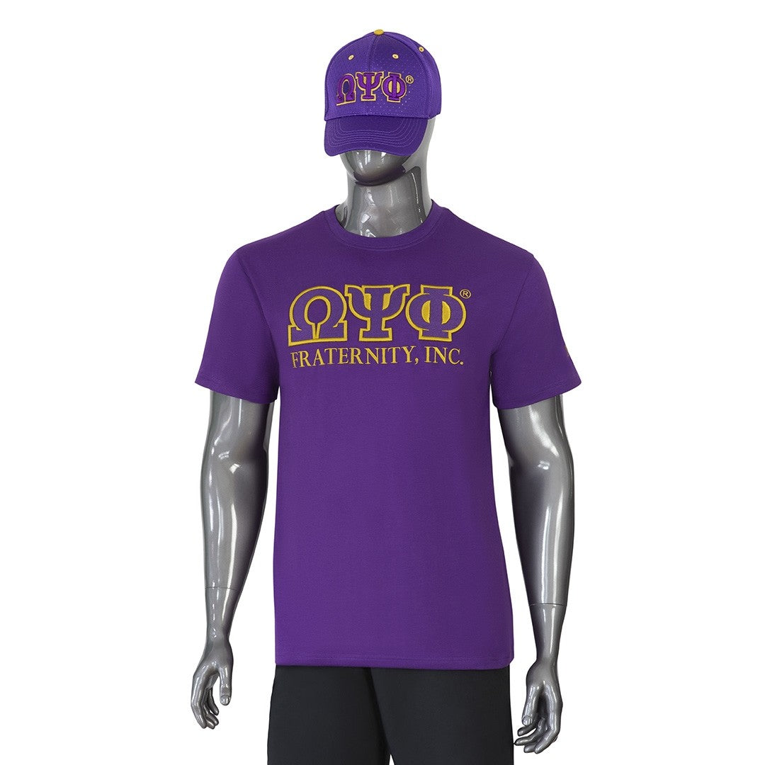 Omega 3D Embroidered Luxury Tee Shirt – That Greek Life
